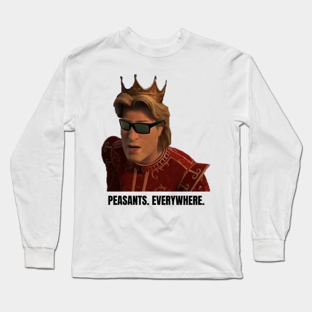 PRINCE CHARMING from SHREK Long Sleeve T-Shirt by ematzzz